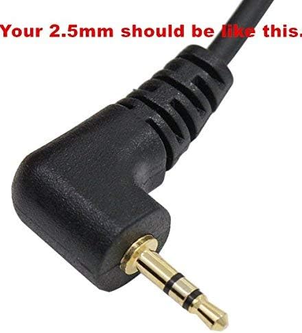 VoiceJoy Headset Adapter/Converter VoIP 2.5mm Headset to RJ9/RJ10 Plug ONLY for Cisco Phones,Cisco 794X 797X 796X 88XX 99XX Series