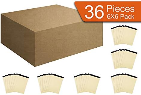 Mintra Office Legal Pads, ((xBasic, 8.5in x 11in, Wide (Canary), 36pk (6-6pks)), Wide Ruled, 50 Sheets per Notepad, Micro perforated Writing Pad, Notebook Paper for School, College, Office, Work