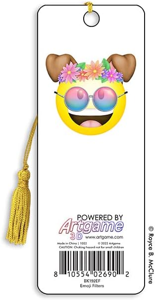 3D Bookmarks Featuring The Artwork of Royce B Mcclure (Emoji Filters)