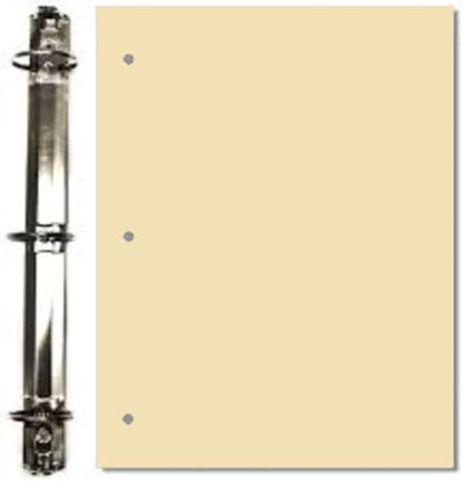 Copy And Printing Color Paper, 20 Lb. 3 Hole Punch 500 Sheets Per Ream. (Tan)