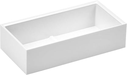 Bostitch Office Konnect Desk Organizer Accessory Tray, Wide, Stacks for Desktop Storage, White