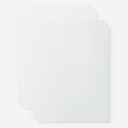 Cricut Waterproof Sticker Paper - US Letter Size (8.5in x 11in), Sticker Paper for Printer, Compatible with Cricut Maker, Explore 3, & Cricut Joy Xtra, Transparent (6 Ct)