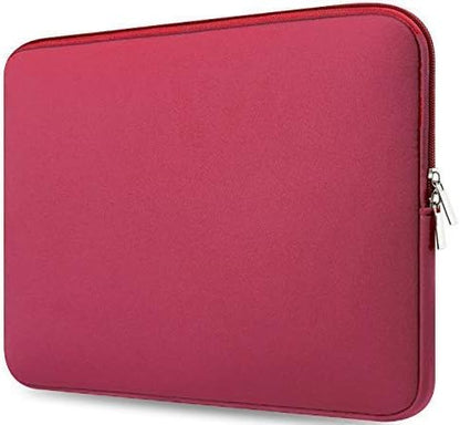 13" 14" Laptop Sleeve Case Bag Compatible with 13-14 Inch MacBook Air/MacBook Pro, MacBook Sleeve, Microsoft Surface Sleeve,14" Hp Dell Lenovo Laptop Sleeve Neoprene in Rose Red