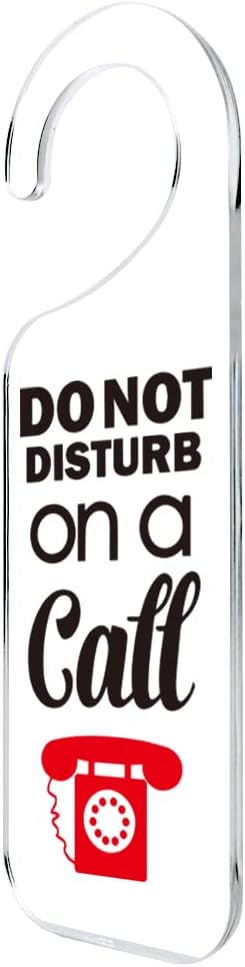 Do Not Disturb Door Sign Engraved Acrylic Hanger Handle Home Decor Acrylic Banner Acrylic Hanging Sign Door Plaque Handmade Office Hanging Sign On A Call