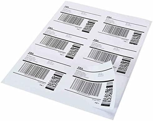 (8164/5164) 6 Up Shipping Address Labels, 3.33" X 4" FBA SKU Barcode Label for Inkjet/Laser Printer (500 Sheet -3000 Labels)