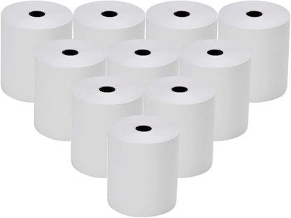 RBHK 2 1/4 x 85' Thermal Paper Rolls Credit Card Paper, 10 Rolls Cash Register Paper