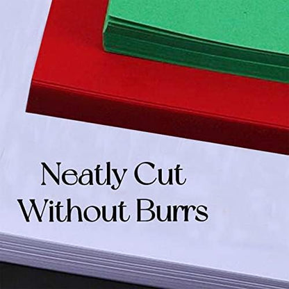 30Sheets Christmas Cardstock Paper 8.5×11 in, 230gsm/80lb Thick Card stock，Printer Paper, Party Decors，Paper Craft, School Suppliesred (red green white)