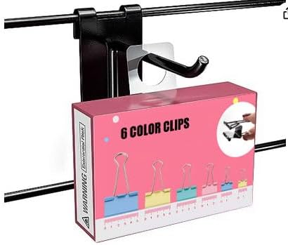 JINMI 7/8inch X 1-1/4inch Round Hole Self Adhesive Hanging Tabs Heavy Duty Clear Plastic Hang Tags Hook for Store Retail Display 1000 Pack