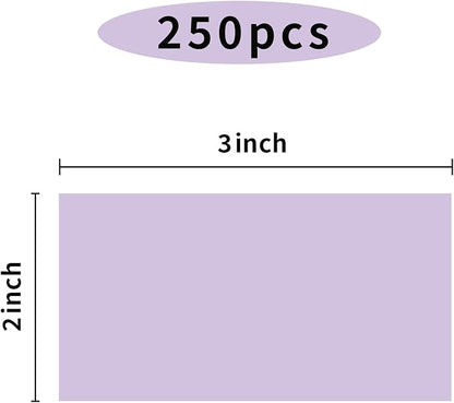 Colored Labels Stickers 2 X 3 Inch, Removable Rectangular Moving Labels, Large Color Coding Labels Moving Stickers- 250 Labels/Purple
