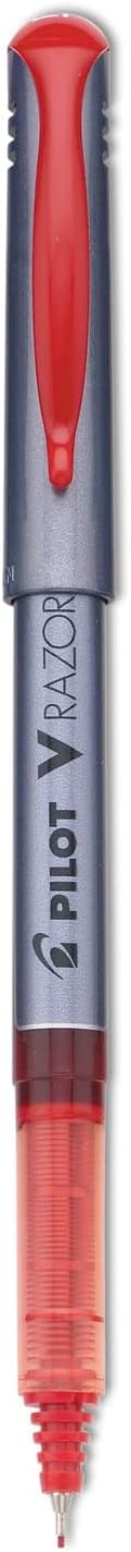 Pilot V Razor Point Liquid Ink Markers, Extra Fine Point, Red Ink, 12-Pack (11022)