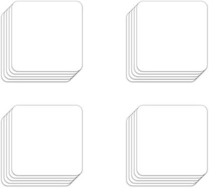 Dry Erase Magnetic Label 4 x 4 inch