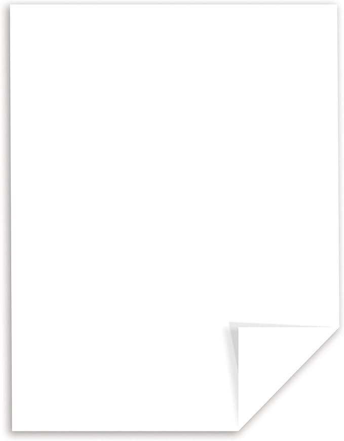 Neenah Exact Vellum Bristol Cardstock, 8.5" x 11", 67 lb/147 GSM, Blue, 250 Sheets (Pack of 1) (81328)