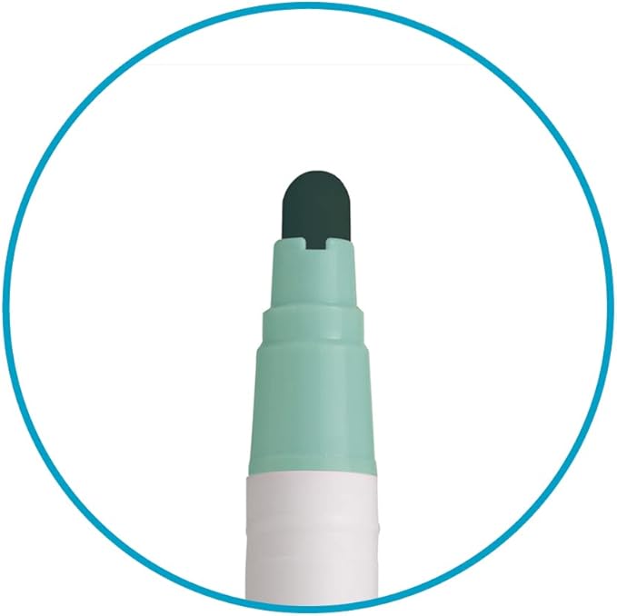 Kuretake CLEAN COLOR DOT Single Mild Smoky 6 colors set, Flexible dot tip marker, for Journals, Crafts, Illustration, Lettering, Planners, for Adult, Kids, Made in Japan