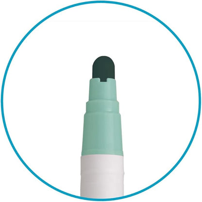 Kuretake CLEAN COLOR DOT Single Mild Smoky 6 colors set, Flexible dot tip marker, for Journals, Crafts, Illustration, Lettering, Planners, for Adult, Kids, Made in Japan