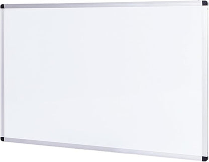 VIZ-PRO Magnetic Dry Erase Monthly Planner, 48 X 36 Inches, Silver Aluminium Frame