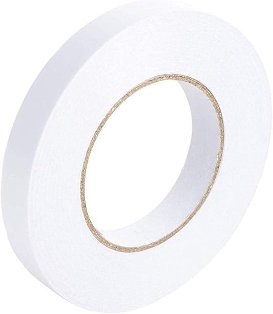 Ultra Thin Double Sided Adhesive Tape (1/2 Inches 55 Yards) Lasting, Acid Free & Heat Resistant for Gifts, Photos, Scrapbooking, Documents, Wallpaper, Crafts, Card and Boxes