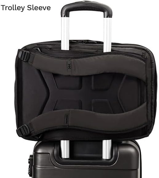 Knack Small Series 2 Laptop Backpack Fits up to 16 Inch Laptops - Knack Bags Carry-On Backpack, TSA Approved, Expandable Travel Backpacks With 2 Day Outfit Capacity, Stealth Black