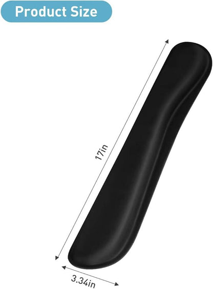 Yolanda Keyboard Wrist Rest Memory Foam, Easy Typing Pain Relief, Keyboard Mouse Pad Set for Computer, Laptop, Home & Office