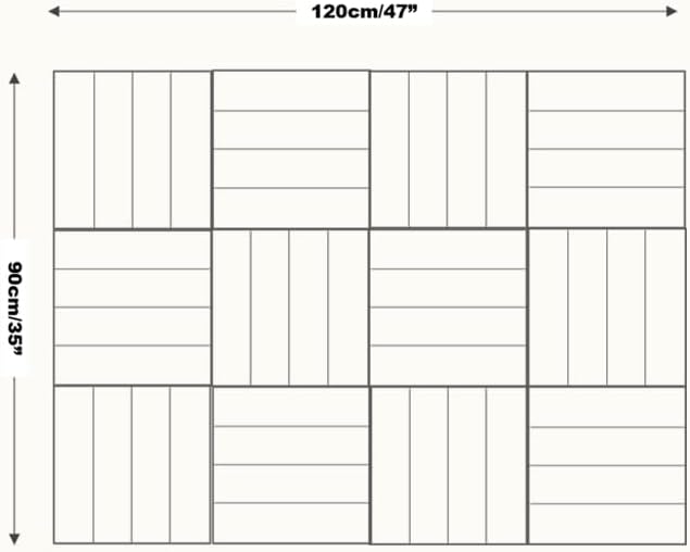 Large Cork Board Alternative - 12-Pack Felt Wall Tiles with Safe Removable Adhesive Tabs, Cork Wall Tiles Bulletin Board Home Office Essentials - Spring Green