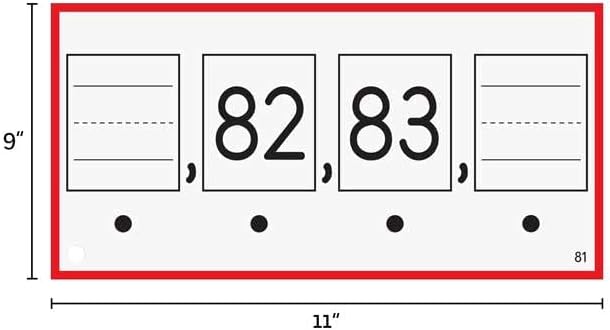 Really Good Stuff Tap and Write Missing Numbers - 123 Cards