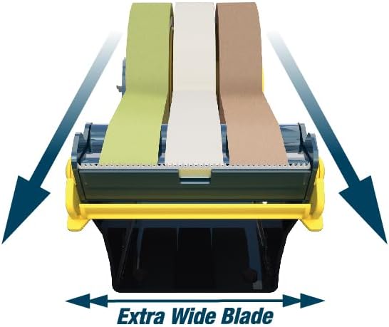 Excell Extra Wide Bench Tape Dispenser (ET-81): 3 in. width (Blue)