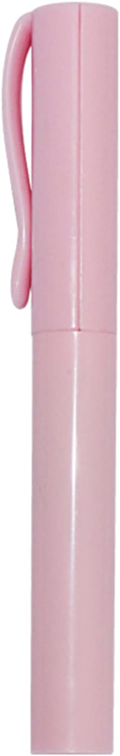 Pen Style Scissors with Cover Foldable Scissors Student Scissors Small Craft Scissors Embroidery Scissors for School, 1.4*2*11.4cm, Pink