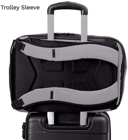 Knack Small Series 2 Laptop Backpack Fits up to 16 Inch Laptops - Knack Bags Carry-On Backpack, TSA Approved, Expandable Travel Backpacks With 2 Day Outfit Capacity, Alloy Gray