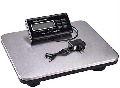 660lbs Postal Scale LCD Digital Scale Floor Platform Scale 300kg Capacity for Shipping Weighing