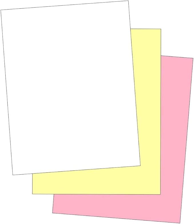 NextDayLabels - Superior Carbon-less NCR, Pre Collated Paper, 500 Sheets Per Pack (8-1/2" x 11" 3 Part Straight, #5909)