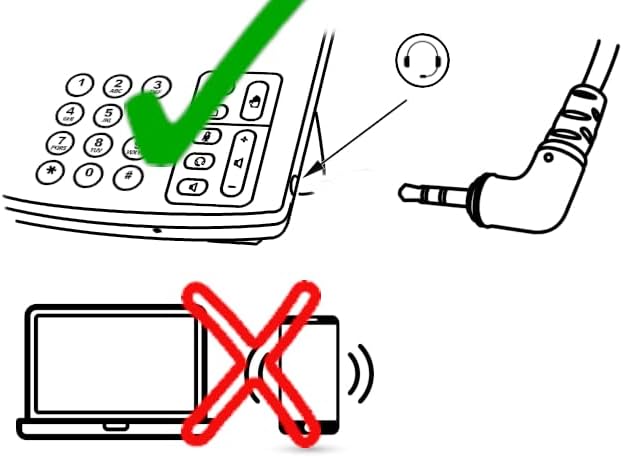 Noise Canceling Call Center Headset Compatible with Polycom Allworx IP Phones | Comes with 2 Quick Disconnect Cord | Flexible Microphone Boom | HD Voice Quality | Comfortable