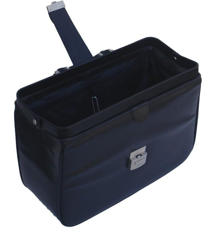 RA Bock Fine Leather Doctor Bag - Medium - Black