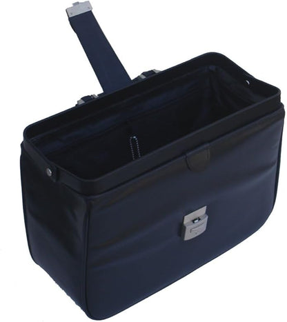 RA Bock Fine Leather Doctor Bag - Medium - Black