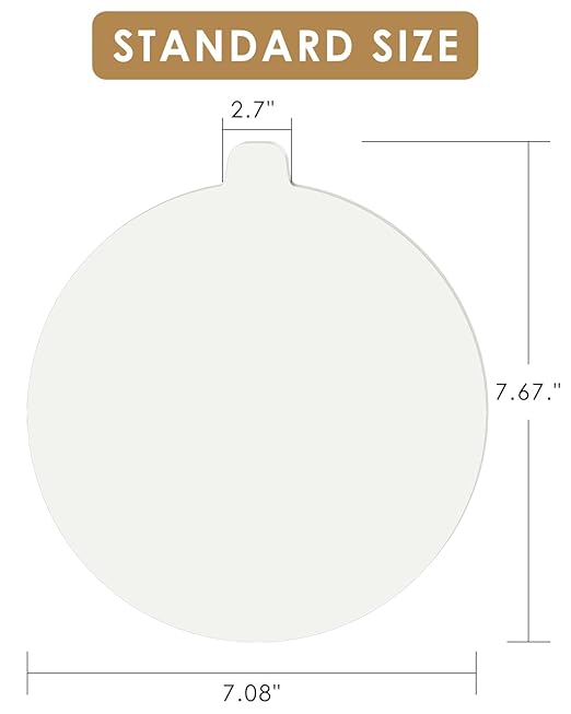 TINDTOP 40 Pack 7.1” Replacement Glue Boards, Indoor Refill Sticky Cards Compatible with Most Models Dome Replacement Glue Boards