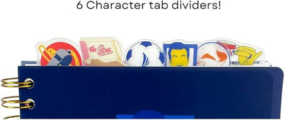 Innovative Designs Ted Lasso Tab Journal Notebook, Spiral Bound, 144 Lined Pages, 8 x 7 inches