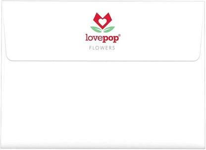 Lovepop Watercolor Roses and Butterflies - Pop Up Paper Flower Bouquet - Everyday Bouquet - 10.25' Premium Display 3D Pop Up - Notecard Included