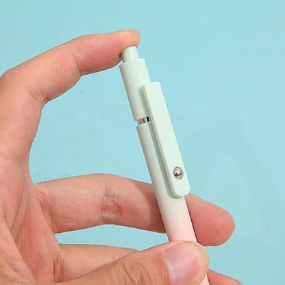 ITAWIXS Aesthetic Gel Ink Pens, 10pcs Fine Point Smooth Writing Pens, Office Desk Accessories, Cute Morandi Pens for journaling School Office Supplies, Gifts for Women and Men