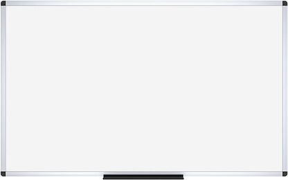 VIZ-PRO Dry Erase Board/Whiteboard, 72 x 48 Inches, Wall Mounted Board for School Office and Home 6' x 4'