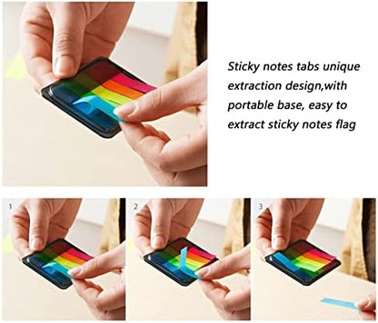 300PCS Sticky Index Tabs, Transparent Sticky Page Markers Notes, Book Markers, Sticky Note Tabs, Page Tabs, Label Stickers, Small Pop Up Post Tabs Flags Stickers