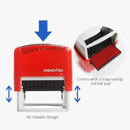 Donald Trump Lives Here Stamp Trump Merchandise Merch Gift Office Novelty Self Inking Stamp for Money