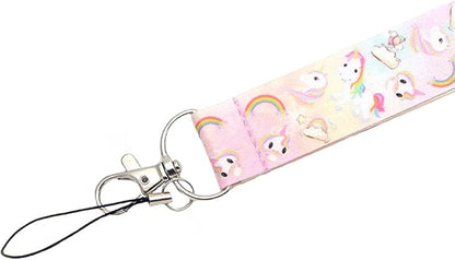 Yiflin Cute Neck Lanyard for Keys, Wallet, Id Card Holder, Cool Keychain Lanyard for Women, Men, Teacher