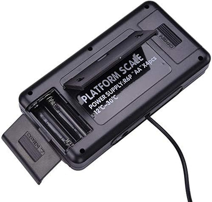 660lbs Postal Scale LCD Digital Scale Floor Platform Scale 300kg Capacity for Shipping Weighing