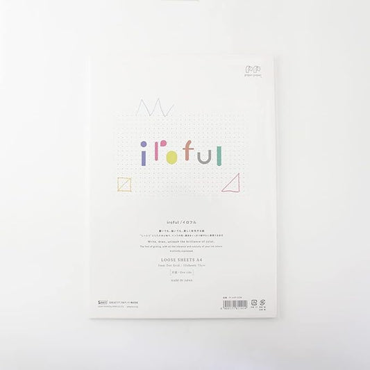 iroful 75 gsm Loose Sheet, 8.27 x 11.7", 50 Sheets/Pack, 5mm Dot Grid, White, 1 pack (PI-A4P-D5W)