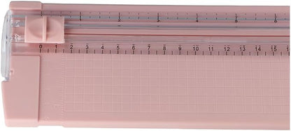 Paper Trimmer, A4 Size Paper Cutter with Security Safeguard, Straight Paper Trimmer with Side Ruler for Scrapbooking, Craft Paper, Coupon, Photos, Paper Slicer Scrapbooking Tool