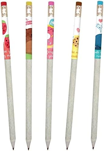 Scentco Sweetheart Smencils (2 Pack) - HB #2 Scented Pencils, 5 Count, Stocking Stuffer, Gifts for Kids, School Supplies, Classroom Rewards