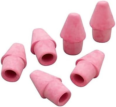 Paper Mate Arrowhead Pink Cap Erasers, 144 Count (73015)
