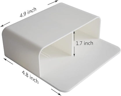 Magnetic Dry Erase Marker Holder - 2 Pack Pen Holder for Fridge, Whiteboard, School, Office, Home, Cup, White