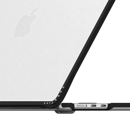 CASETiFY Impact MacBook Air 15" (2023/2024) Case [Enhanced Protective Corner Design/Ventilation Cutouts/Anti-Slip Grip] - You are Exactly Where You Need to be - Clear Black