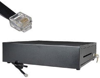 POS Hardware Bundle for Square - Cash Drawer, Mounting Brackets, Thermal Receipt Printer, Barcode Scanner [Compatible with Square Stand and Square Register]