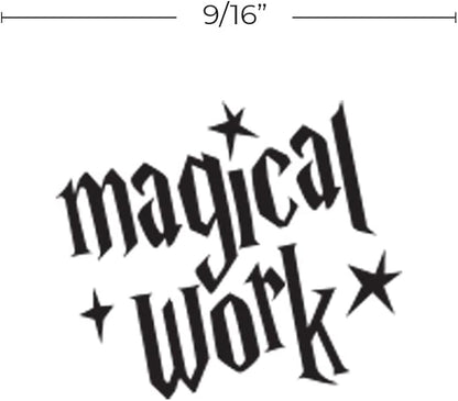 Magical Work! Stamp / 2000 Plus Self Inking Teacher Stamper/Black Ink Worksheet Stamp