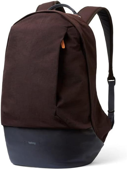 Bellroy Classic Backpack Premium (Leather Panels, Fits 15" Laptop) - Deep Plum